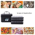 thumbnail image 4 of Diamond Storage Box with 84 Plastic Clear Bottles Cartoon Pattern Large Capacity Portble Organizer Box Carry Case with Zipper for Painting Accessories Tool Nail Art Rhinestones Pills Small Parts, 4 of 8