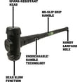 thumbnail image 2 of Wilton 55830 B.A.S.H Dead Blow Hammer w/ 8 lb. Head & 30" Handle Length, 2 of 9
