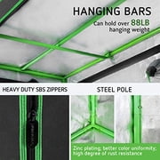 VIVOSUN D325 2-in-1 3x2 Grow Tent, 36x24x53 High Reflective Mylar with Multi-Chamber and Floor Tray for Hydroponic Indoor Plant