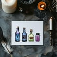 thumbnail image 5 of 4 Sheets Magic Potion Bottle Clear Stamps for DIY Scrapbooking Hourglass Witch Silicone Clear Stamp Seals Transparent Stamps, 5 of 8