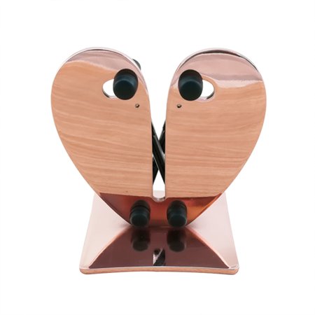 

Liveday Stainless Steel Heart-shaped Sharpener with Base Sharpening Stone for Kitchen Household