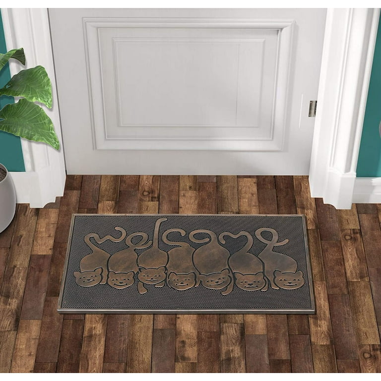 Welcome Mats, 30 x 18 Outdoor/Indoor Non-Slip Doormat for Entryway