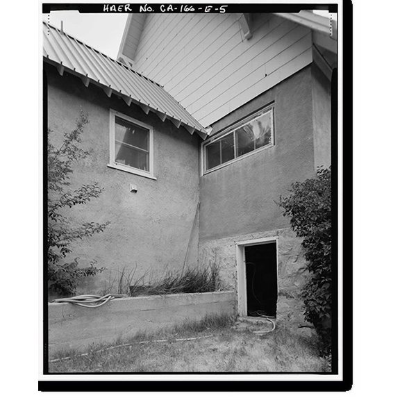 Historic Print, Rush Creek Hydroelectric System, Clubhouse Cottage, Rush Creek, June Lake vicinity, Mono County, CA - 5, 16" x 20"