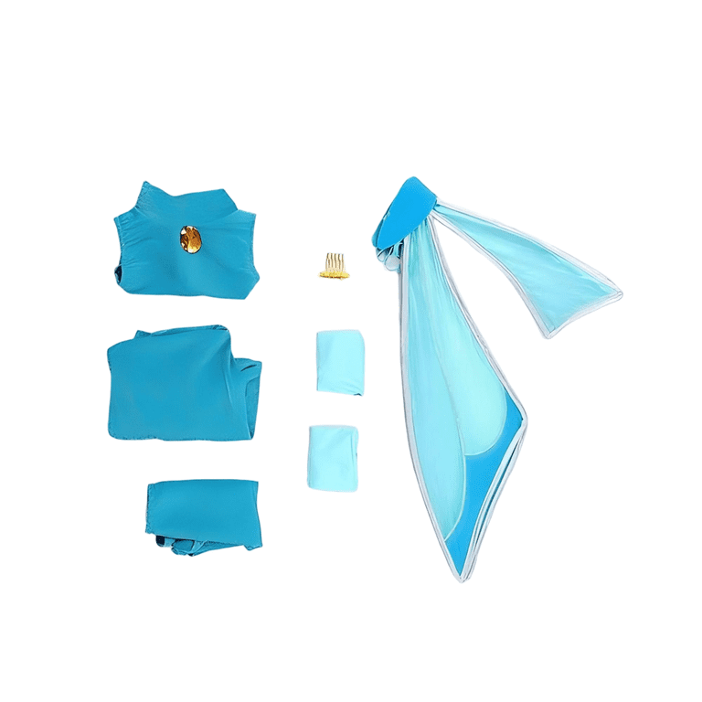 Winx Club Womens Bloom Cosplay Fairy Costume Outfit Top and Skirt with A Pair of Wings