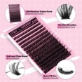 thumbnail image 4 of Extensiones de pestañas ALICE, 280 unidades, Wispy Individual, rizo en D de 8 a 16 mm, 4 of 8