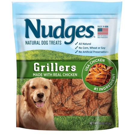 Nudges Chicken Grillers Dog Treats, 16 Oz