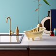 thumbnail image 5 of ULTNICE Bathroom Soap Holder Bathtub Shape Ceramic Dish White 1 Pcs, 5 of 8