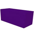 thumbnail image 3 of Gowinex Purple 6 ft Fitted Tablecloth Rectangular Polyester Table Cover, 3 of 4