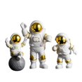 thumbnail image 2 of Adornos creativos de astronauta de dibujos animados para el hogar, adornos de astronauta para el escritorio de la habitación, regalo, 2 of 5