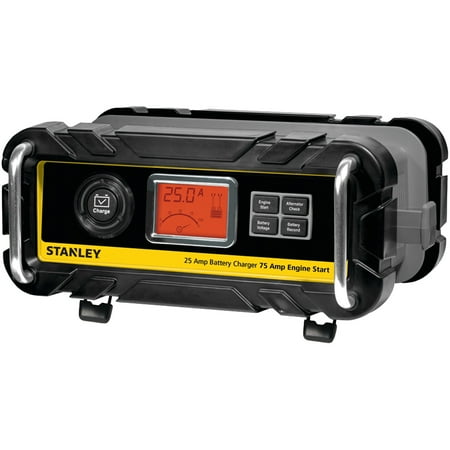 STANLEY 25 Amp Battery Charger with 75 Amp Engine Start (BC25BS)