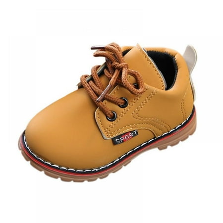 

Boy Leather Martin Boots Motorcycle British Style Boots