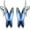 D, variant on Butterfly Earrings 925 Sterling Silver Butterfly Earrings Stud Earrings with Crystal Butterfly Jewelry Gifts for Women