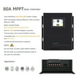 thumbnail image 4 of MPPT Solar Charge Controller 80A 12V/24V/48V Battery Charger Regulator Off Grid DC Generator Solar System Manual ,Widely Used, 4 of 6