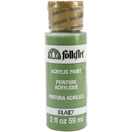 FolkArt Acrylic Craft Paint  Matte Finish  Fresh Cut Grass  2 fl oz