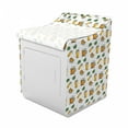 thumbnail image 2 of Beer Washer Cover, Repetitive Demonstration of Drink Mugs and Glasses on a Plain Background, Suitable for Dryer and Washing Machine, 29" x 28" x 40", White Earth Yellow Green, by Ambesonne, 2 of 3