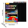 thumbnail image 3 of 12 Large Rainbow Colored Pencils for Drawing Sketching and Coloring - Art Supplies for Adults and Children 12PCS, 3 of 9