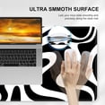 thumbnail image 3 of Large Desk Mat, Topographic Mouse Pad for Desk, Computer Desk Pad Matt, Gaming Mousepad with Non-Slip Base, XXL Keyboard Mat for Home Office Laptop Desktop, Abstract Black White, 3 of 6