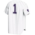 thumbnail image 3 of Men's GameDay Greats #1 White Kansas State Wildcats Lightweight Baseball Jersey, 3 of 4