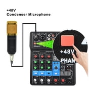 4 Channel Sound Mixer Bluetooth-Function 24 DSP Effects USB Computer Record Play Live Broadcast Mixing Console
