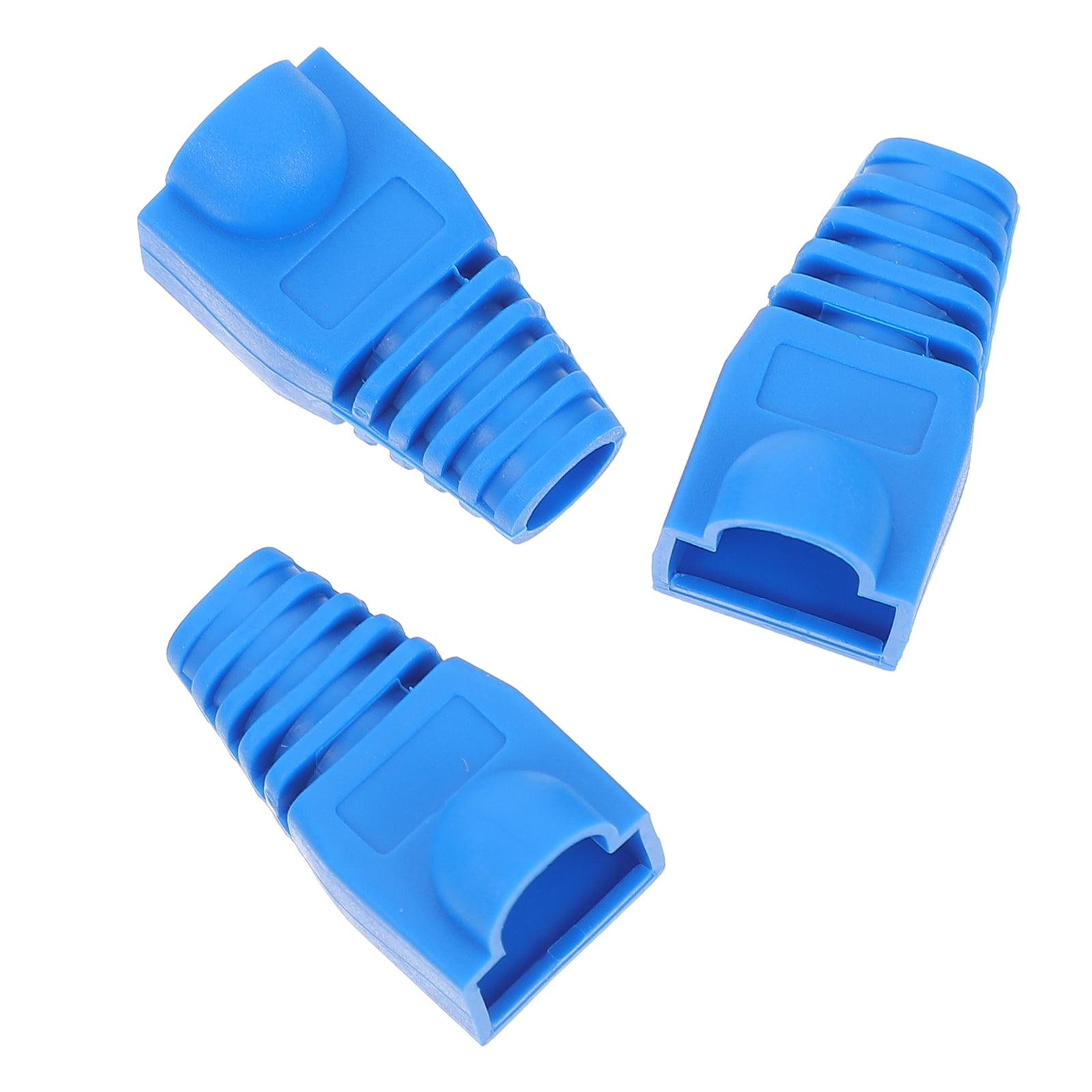 VIVOCH 50 Pièces Boot De Soulagement Cat6 Cat6A Cat7 - Capuchon Protecteur RJ45 Bleu - Renforcez Vos Câbles Réseau