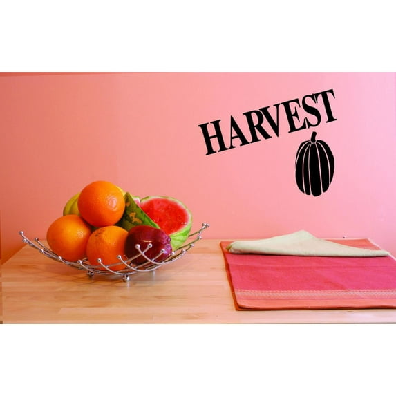 Decal - Wall Sticker : Harvest Quote Home Decor Picture Art 12x12 Inches