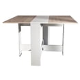 thumbnail image 3 of Symbiosis E2050A2134X00 Papillon Foldable Table, White & Natural Oak, 3 of 6