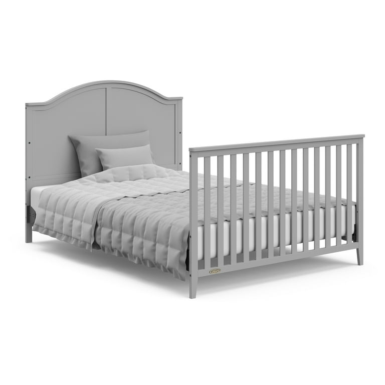 Graco Wilfred 5 in 1 Convertible Baby Crib Pebble Gray Walmart