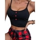 thumbnail image 1 of Conjunto de Pijama de Tirantes Finos para Mujer, Pantalones Cortos, Sin Mangas, de Verano, Suave, para Dormir Vino Tinto M, 1 of 5