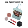 thumbnail image 5 of Unique Bargains Floral Makeup Bag Zipper Flower Cosmetic Pouch Blue, 5 of 7