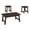 Cappuccino, variant on Pemberly Row 3Pcs Set Wood Accent Coffee Table and End Side Tables in Brown