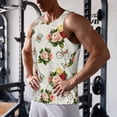 thumbnail image 5 of Rateoe Vintage Bike Flower Butterfly Pattern Sleeveless Gym Shirt Muscle Tee Breathable Workout Shirt Slim-Fit Tank Quick Dry Fit Muscle Tank Top Bodybuilding Sleeveless T Shirt-4X-Large, 5 of 7