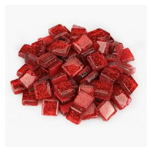 200g Glitter Glass Mosaic Tiles Crafting Pieces Art Hobbies Assorted Colors Mosaic Tiles For Craft Art