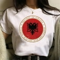 thumbnail image 3 of Camisetas de Albania para mujer, camiseta harajuku, ropa de diseñador de anime para niña, 3 of 4