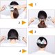 thumbnail image 3 of 4 piezas de moño hábil, pinza de tela para el cabello, moño francés, herramientas para trenzar el cabello con flores, diadema de verano para el cabello de moda, 3 of 5