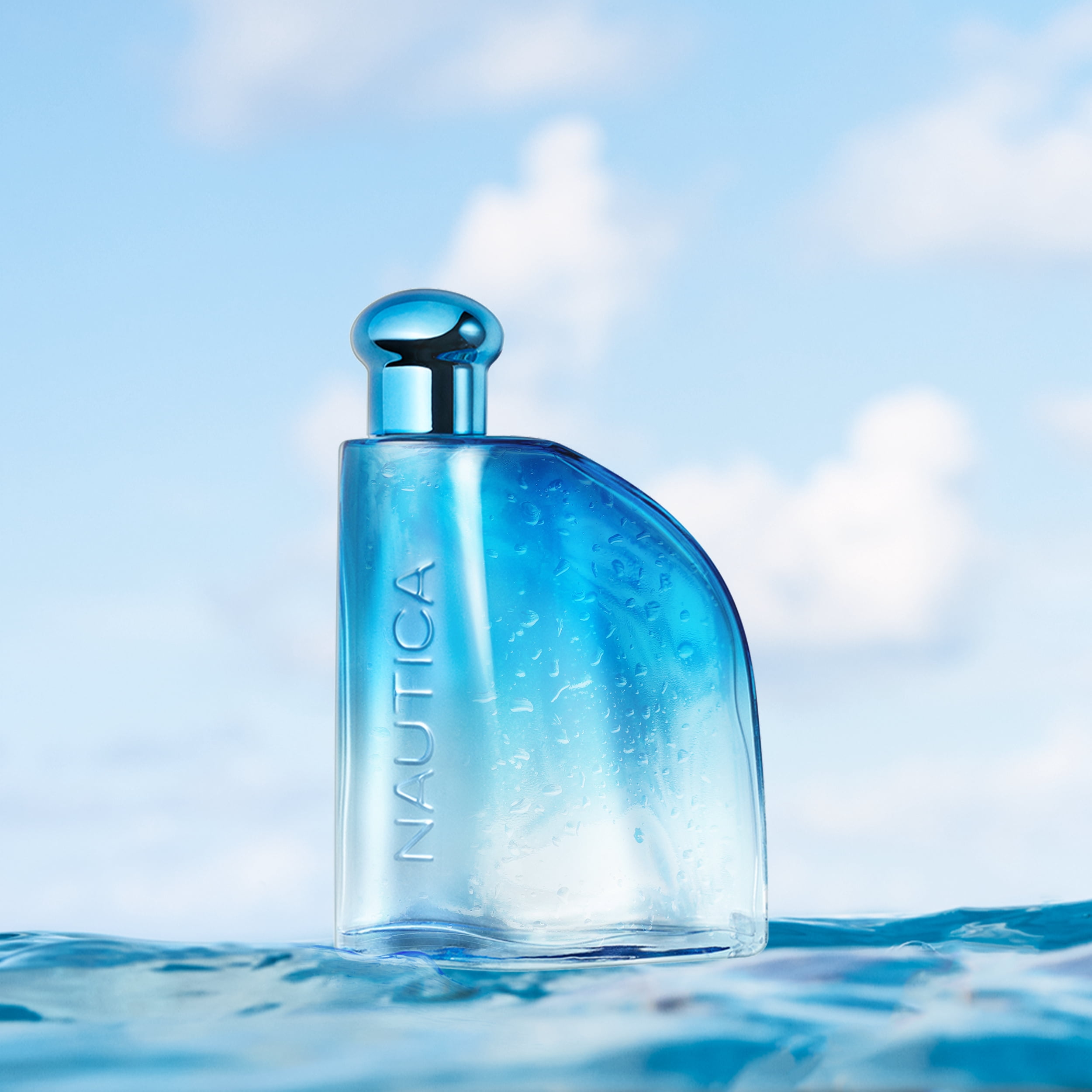 Nautica Pure Blue Eau de Toilette, Fougere Aromatic Marine Fragrance, Vegan Formula, Long-Lasting Scent, 1.6oz