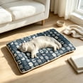 thumbnail image 5 of Thick Warm Pet Sleeping Mat for Dogs Cats, All Season Soft Plush Bed Pad, Comfortable Fluffy Pet Cushion for Crate Kennel Sofa Floor, Machine Washable Anti-Slip Pet Mattress for Indoor, 5 of 6