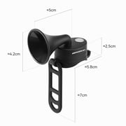 BENGGUO Horn,Bike 120db Button Battery Powered 120db Decibel Bike Bell IP4 Waterproof Bike USB Powered Elastic Powered Bell Safety Road Bikes Bell USB Powered BUZHI Fat Bikes Road 5 Modes IP4