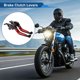 thumbnail image 2 of Palancas de freno y embrague cortas y largas para Yamaha TMAX560 2019-2020, palanca de freno ajustable de motocicleta, aleación de aluminio, cabeza negra, mango rojo, 2 of 6