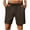 Brown, variant on Havenre Mens Casual Gym Workout Shorts, Regular Fit Solid Color Drawstring Elastic Waist Jogger Lounge Sweat Shorts with Pockets Army Green XXL
