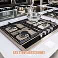 thumbnail image 1 of RUNROTOO Stainless Steel Stove Top Cover For Outdoor Cooking Silver 1Pcs, 1 of 8
