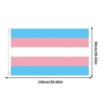 thumbnail image 3 of Ke1Clo LGBT Flag under $5! Progress Pride Flag 3x5 Outdoor Bisexual Inclusive Heavy Duty Polyester Deco Flag Double Stitched for Patio and Room Decor, 3 of 7