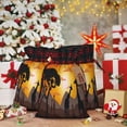 thumbnail image 6 of Rocae Giraffes Of The African Savannah Print Christmas Drawstring Linen Gift Bag with Drawstrings Treat Bag Goody Present Bags for Christmas Party Favor, 6 of 8