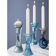 thumbnail image 3 of Clear Glass Taper Candle Holders,2 Round Base Crystal Candelabra, 3 of 3