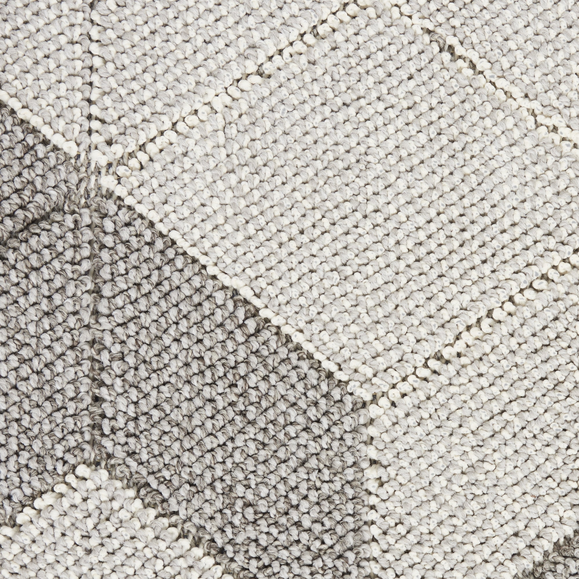 Nourison Paxton Modern & Contemporary Grey/Slate 4' x 6'2" Area Rug, (4x8)