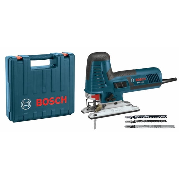 Restored Bosch JS572EBK-RT 7.2 Amp Barrel Grip Jig Saw Kit (Refurbished)