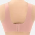thumbnail image 5 of Swuxness Women's Push Up Wireless Bra, Womens Bras, Women Solid Color Wide Strap Back Closure Thin Full Cup Side Support Push Up Bra Pink, 38/85BC, 5 of 5