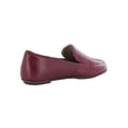 thumbnail image 3 of Fitflop Womens Lena Leather Slip On Loafer Shoes, Maroon, US 5, 3 of 3