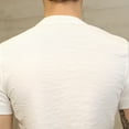 thumbnail image 4 of Camisetas Tops, Ropa De Estilo Chino Traje Tang - Camisa De Manga Corta De Kung Fu para Hombres - Blanco, 4 of 6