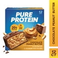 thumbnail image 3 of (3 pack) Pure Protein Bars, Chocolate Peanut Butter, Low Sugar, 20g Protein, 1.76 oz, 12 Count, 3 of 8