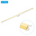 thumbnail image 2 of Uxcell 13/64 x 13/64 x 40" H59 Brass Square Bar, Solid Flat Mill Stock, 2 of 5